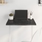 vidaXL Tablero de mesa madera de roble tratada gris oscuro 60x60x2 cm