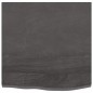 vidaXL Tablero de mesa madera de roble tratada gris oscuro 60x60x2 cm