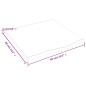 vidaXL Tablero de mesa madera de roble tratada gris oscuro 60x60x2 cm