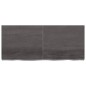 vidaXL Tablero mesa madera roble tratada gris oscuro 140x60x(2-6) cm vidaXL Tablero mesa madera roble tratada gris oscuro 140x60x(2-6) cm