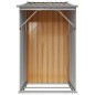 vidaXL Cobertizo de jardín acero galvanizado marrón 277x93x179 cm vidaXL Cobertizo de jardín acero galvanizado marrón 277x93x179 cm