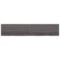 vidaXL Tablero mesa madera roble tratada gris oscuro 200x40x(2-4) cm vidaXL Tablero mesa madera roble tratada gris oscuro 200x40x(2-4) cm
