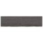 vidaXL Tablero mesa madera roble tratada gris oscuro 160x40x(2-6) cm vidaXL Tablero mesa madera roble tratada gris oscuro 160x40x(2-6) cm