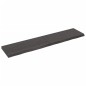 vidaXL Tablero mesa madera roble tratada gris oscuro 180x40x(2-6) cm vidaXL Tablero mesa madera roble tratada gris oscuro 180x40x(2-6) cm
