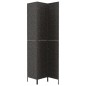 vidaXL Biombo de 3 paneles jacinto de agua negro 122x180 cm vidaXL Biombo de 3 paneles jacinto de agua negro 122x180 cm