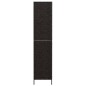 vidaXL Biombo de 3 paneles jacinto de agua negro 122x180 cm vidaXL Biombo de 3 paneles jacinto de agua negro 122x180 cm
