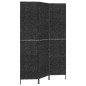 vidaXL Biombo de 3 paneles jacinto de agua negro 122x180 cm vidaXL Biombo de 3 paneles jacinto de agua negro 122x180 cm