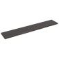 vidaXL Tablero mesa madera roble tratada gris oscuro 220x40x(2-4) cm vidaXL Tablero mesa madera roble tratada gris oscuro 220x40x(2-4) cm