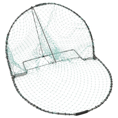 vidaXL Trampa para pájaros acero verde 50 cm