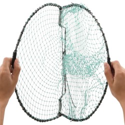 vidaXL Trampa para pájaros acero verde 50 cm
