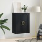 vidaXL Armario de pared madera de ingeniería negro 69,5x34x90 cm vidaXL Armario de pared madera de ingeniería negro 69,5x34x90 cm