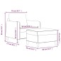 vidaXL Sillón con taburete terciopelo gris claro 60 cm vidaXL Sillón con taburete terciopelo gris claro 60 cm