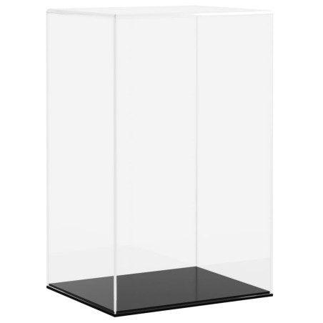vidaXL Caja de exposición acrílico transparente 22x18x35 cm
