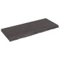 vidaXL Encimera baño madera maciza tratada gris oscuro 120x50x(2-6) cm vidaXL Encimera baño madera maciza tratada gris oscuro 120x50x(2-6) cm