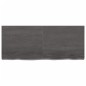 vidaXL Encimera baño madera maciza tratada gris oscuro 120x50x(2-6) cm vidaXL Encimera baño madera maciza tratada gris oscuro 120x50x(2-6) cm