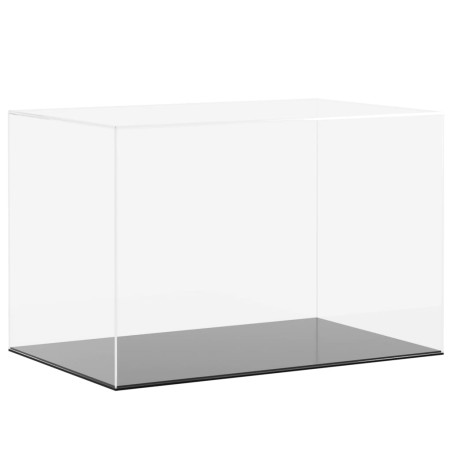 vidaXL Caja de exposición acrílico transparente 56x36x37 cm