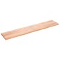 vidaXL Tablero mesa madera roble tratada marrón claro 200x40x(2-4) cm vidaXL Tablero mesa madera roble tratada marrón claro 200x40x(2-4) cm