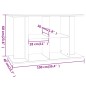 vidaXL Soporte para acuario madera ingeniería gris Sonoma 100x40x60 cm vidaXL Soporte para acuario madera ingeniería gris Sonoma 100x40x60 cm