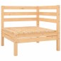vidaXL Juego de muebles de jardín 3 piezas madera maciza de pino vidaXL Juego de muebles de jardín 3 piezas madera maciza de pino