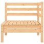 vidaXL Juego de muebles de jardín 3 piezas madera maciza de pino vidaXL Juego de muebles de jardín 3 piezas madera maciza de pino
