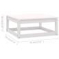vidaXL Juego de muebles de jardín 7 pzas y cojines madera pino maciza vidaXL Juego de muebles de jardín 7 pzas y cojines madera pino maciza