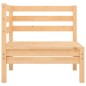vidaXL Juego de muebles de jardín 3 piezas madera maciza de pino vidaXL Juego de muebles de jardín 3 piezas madera maciza de pino