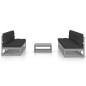 vidaXL Juego de muebles de jardín 8 pzas y cojines madera pino maciza vidaXL Juego de muebles de jardín 8 pzas y cojines madera pino maciza