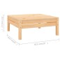 vidaXL Juego de muebles de jardín 8 piezas madera maciza de pino vidaXL Juego de muebles de jardín 8 piezas madera maciza de pino