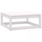 vidaXL Set de muebles de jardín 10 pzas con cojines madera pino blanco vidaXL Set de muebles de jardín 10 pzas con cojines madera pino blanco