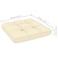 vidaXL Set de muebles de jardín 12 pzs cojines madera pino marrón miel