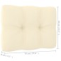 vidaXL Set de muebles de jardín 6 pzs cojines madera pino marrón miel vidaXL Set de muebles de jardín 6 pzs cojines madera pino marrón miel
