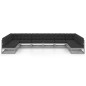 vidaXL Set de muebles de jardín 10 pzas con cojines madera pino gris vidaXL Set de muebles de jardín 10 pzas con cojines madera pino gris
