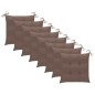 vidaXL Sillas de jardín plegables 8 uds y cojines madera maciza acacia vidaXL Sillas de jardín plegables 8 uds y cojines madera maciza acacia