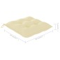 vidaXL Sillas comedor de jardín y cojines 4 uds madera maciza acacia
