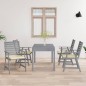 vidaXL Sillas de comedor jardín con cojines 4 uds madera maciza acacia vidaXL Sillas de comedor jardín con cojines 4 uds madera maciza acacia