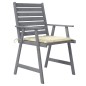 vidaXL Sillas de comedor jardín con cojines 4 uds madera maciza acacia vidaXL Sillas de comedor jardín con cojines 4 uds madera maciza acacia