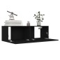 vidaXL Set de muebles de salón TV 8 piezas madera ingeniería negro vidaXL Set de muebles de salón TV 8 piezas madera ingeniería negro