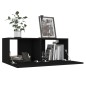 vidaXL Set de muebles de salón TV 4 pzas madera de ingeniería negro vidaXL Set de muebles de salón TV 4 pzas madera de ingeniería negro