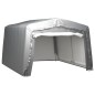 vidaXL Carpa de almacenamiento acero gris 370x370 cm vidaXL Carpa de almacenamiento acero gris 370x370 cm