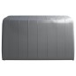 vidaXL Carpa de almacenamiento acero gris 370x370 cm vidaXL Carpa de almacenamiento acero gris 370x370 cm