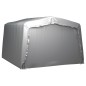 vidaXL Carpa de almacenamiento acero gris 370x370 cm vidaXL Carpa de almacenamiento acero gris 370x370 cm