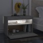 vidaXL Mesitas de noche LED 2 uds contrachapada hormigón 60x35x40 cm vidaXL Mesitas de noche LED 2 uds contrachapada hormigón 60x35x40 cm