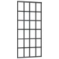 vidaXL Puerta corredera con herrajes ESG vidrio y aluminio 90x205 cm vidaXL Puerta corredera con herrajes ESG vidrio y aluminio 90x205 cm