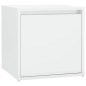 vidaXL Set de muebles de recibidor madera contrachapada blanco brillo vidaXL Set de muebles de recibidor madera contrachapada blanco brillo