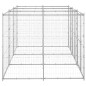 vidaXL Perrera de exterior de acero galvanizado 7,26 m² vidaXL Perrera de exterior de acero galvanizado 7,26 m²