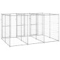 vidaXL Perrera de exterior de acero galvanizado 7,26 m² vidaXL Perrera de exterior de acero galvanizado 7,26 m²