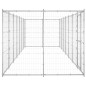 vidaXL Perrera de exterior de acero galvanizado 16,94 m² vidaXL Perrera de exterior de acero galvanizado 16,94 m²