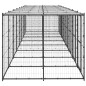 vidaXL Perrera de exterior de acero con techo 19,36 m² vidaXL Perrera de exterior de acero con techo 19,36 m²