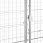 vidaXL Perrera de exterior de acero galvanizado con techo 21,78 m² vidaXL Perrera de exterior de acero galvanizado con techo 21,78 m²