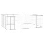vidaXL Perrera de exterior de acero galvanizado 24,2 m² vidaXL Perrera de exterior de acero galvanizado 24,2 m²